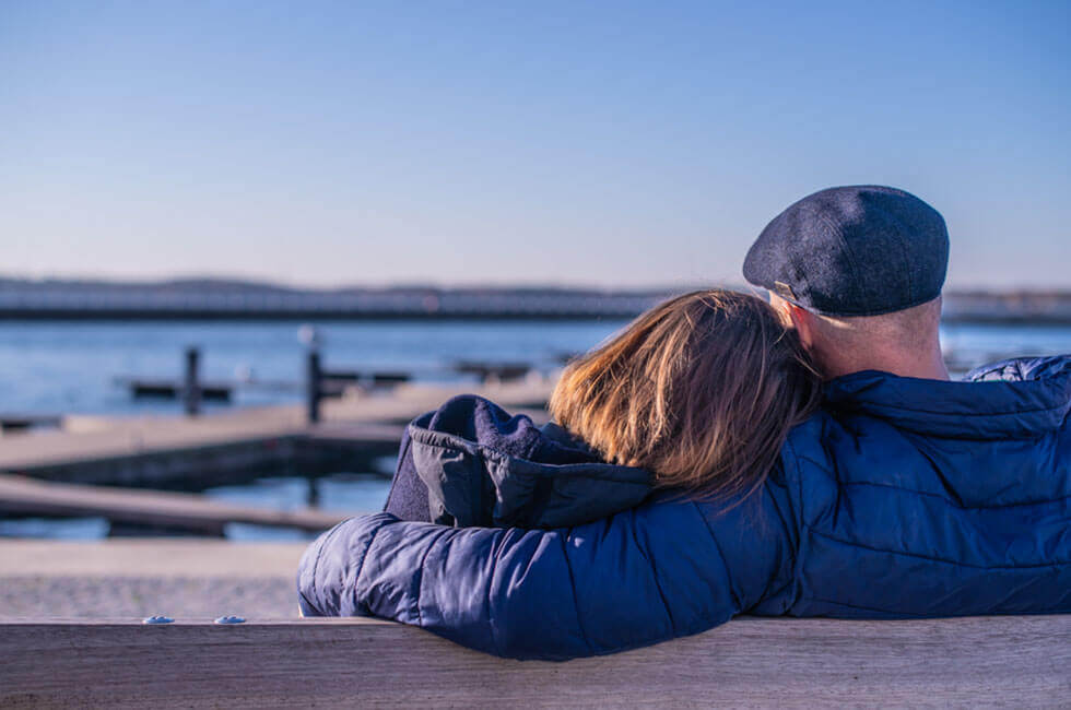 Auszeit zu zweit am Warener Hafen mit Blick auf die Müritz