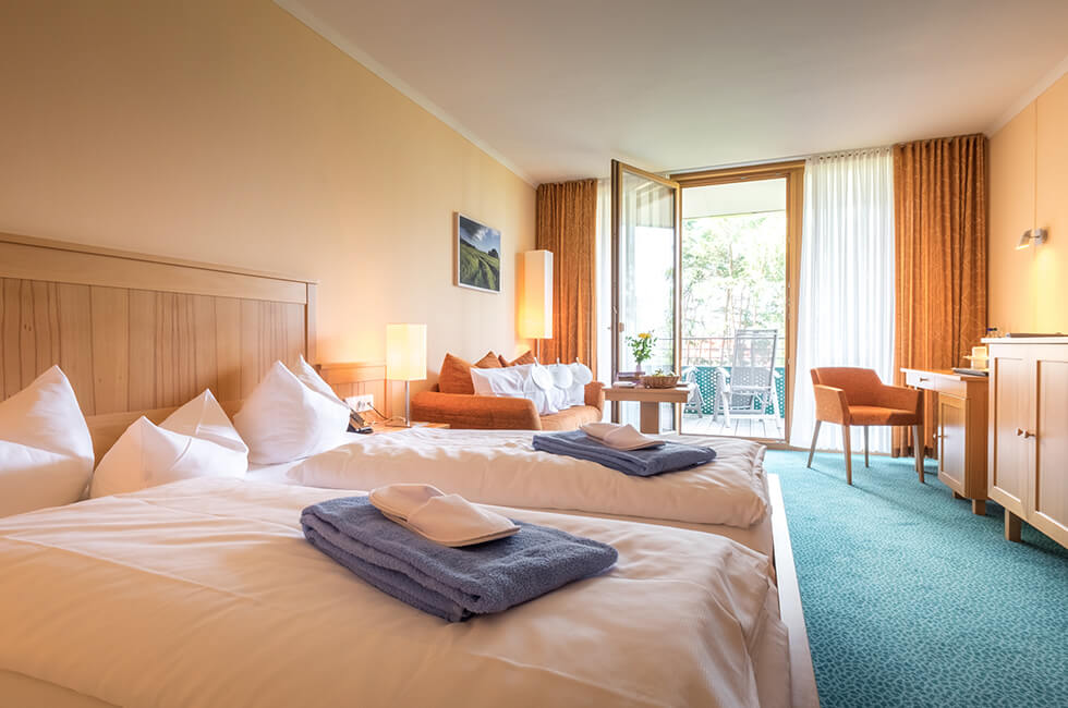 Doppelzimmer Premium mit Balkon im Gesundheitshotel Waren (Müritz)