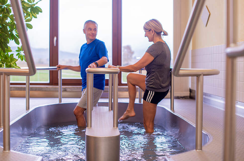 Wassertreten Kurzentrum Weissenstadt Kneipptretbecken